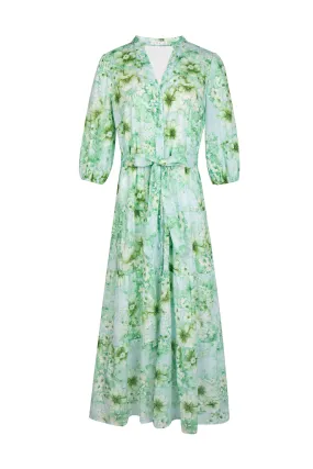 GDS Brielle Floral Linen Dress | Green Ash
