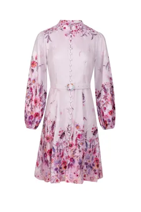 GDS  Dakota Linen Dress  | Pink Yarrow