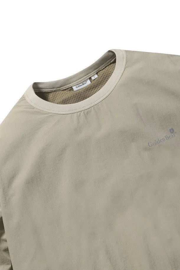 Golden Bear Knit Mix Woven Sweatshirt