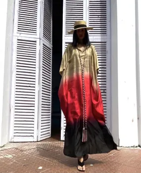 Hanshu   I   Cape Caftan   Luxe Resort Wear NAWF03