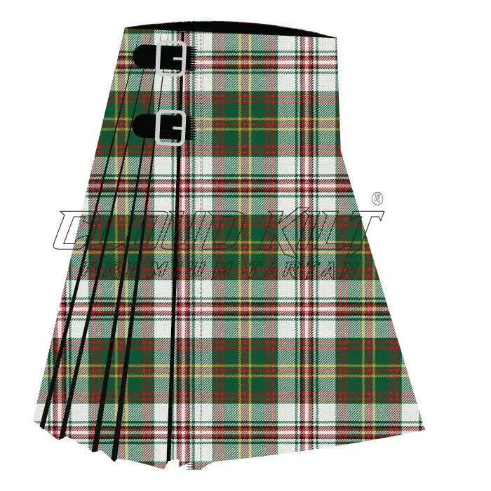 Hay White Dress Modern Premium Tartan Kilt