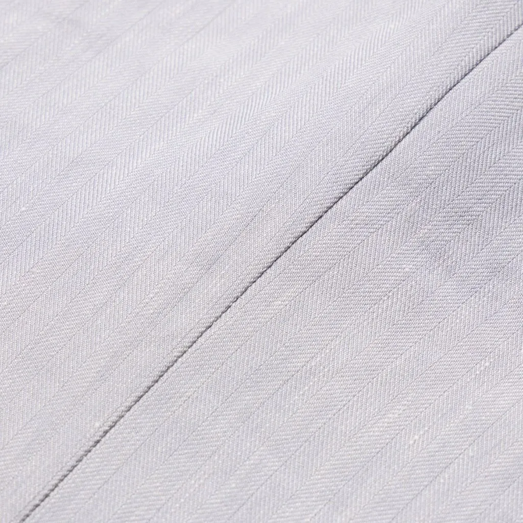 HENRY SARTORIAL Linen Herringbone Soft Blazer DOVE GREY REG