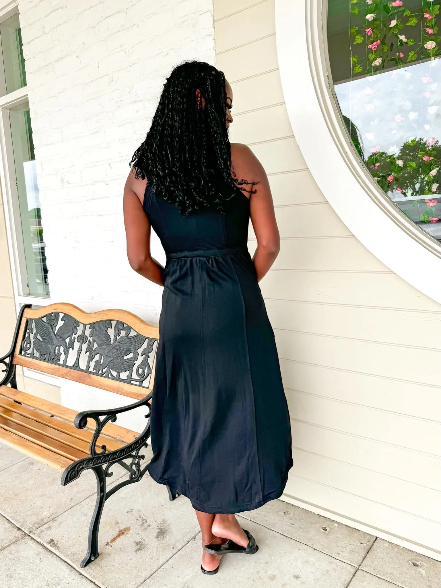 Here For Fun Dress Black