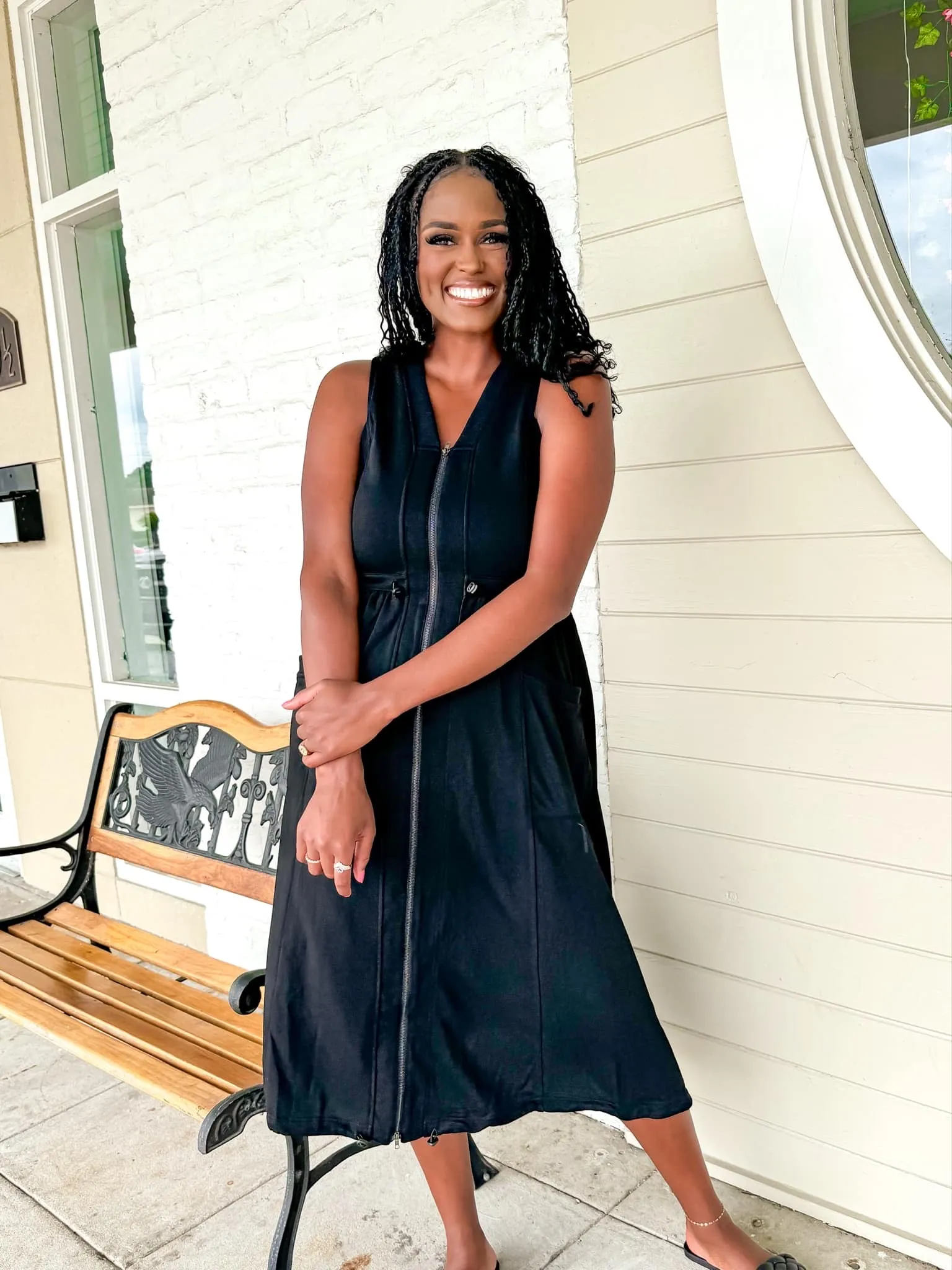 Here For Fun Dress Black