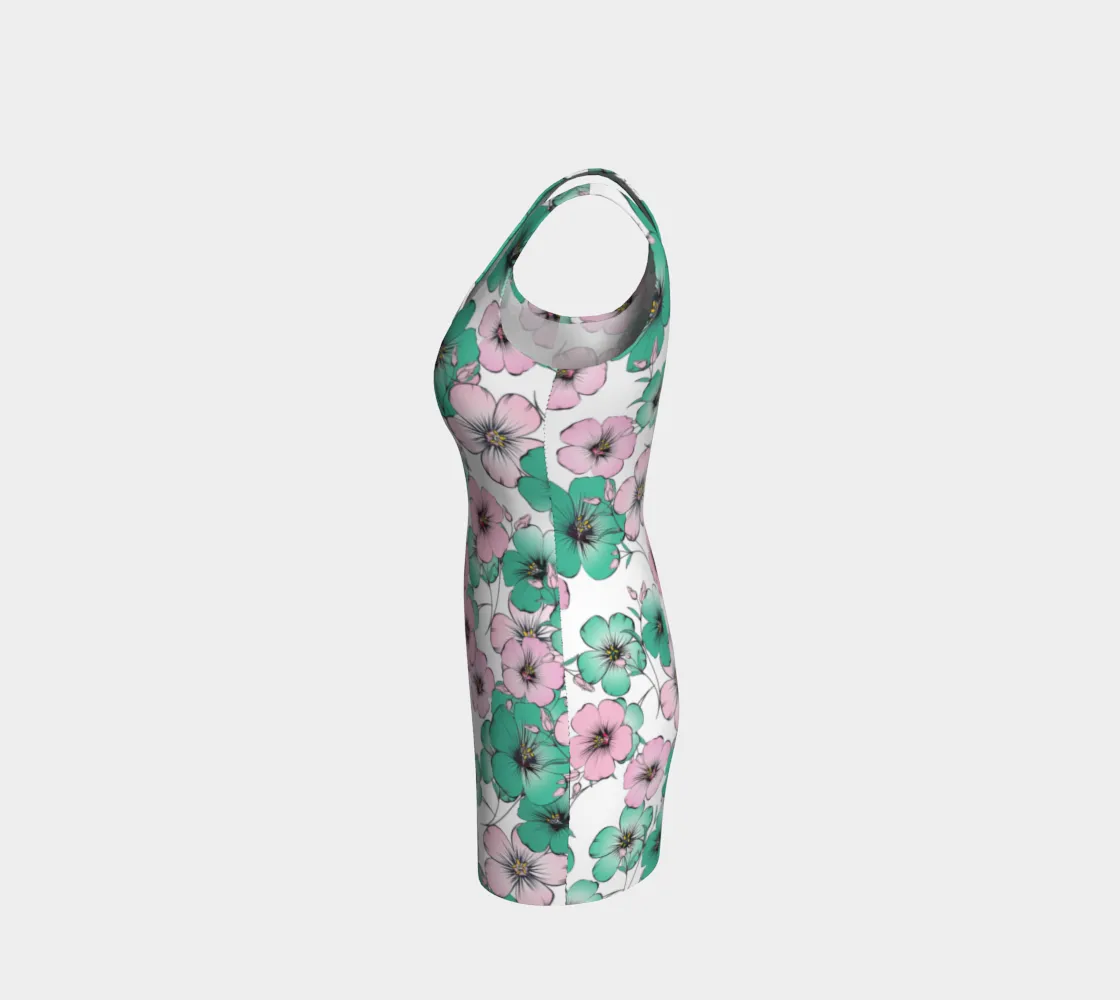 Hibiscus Heaven Bodycon Dress