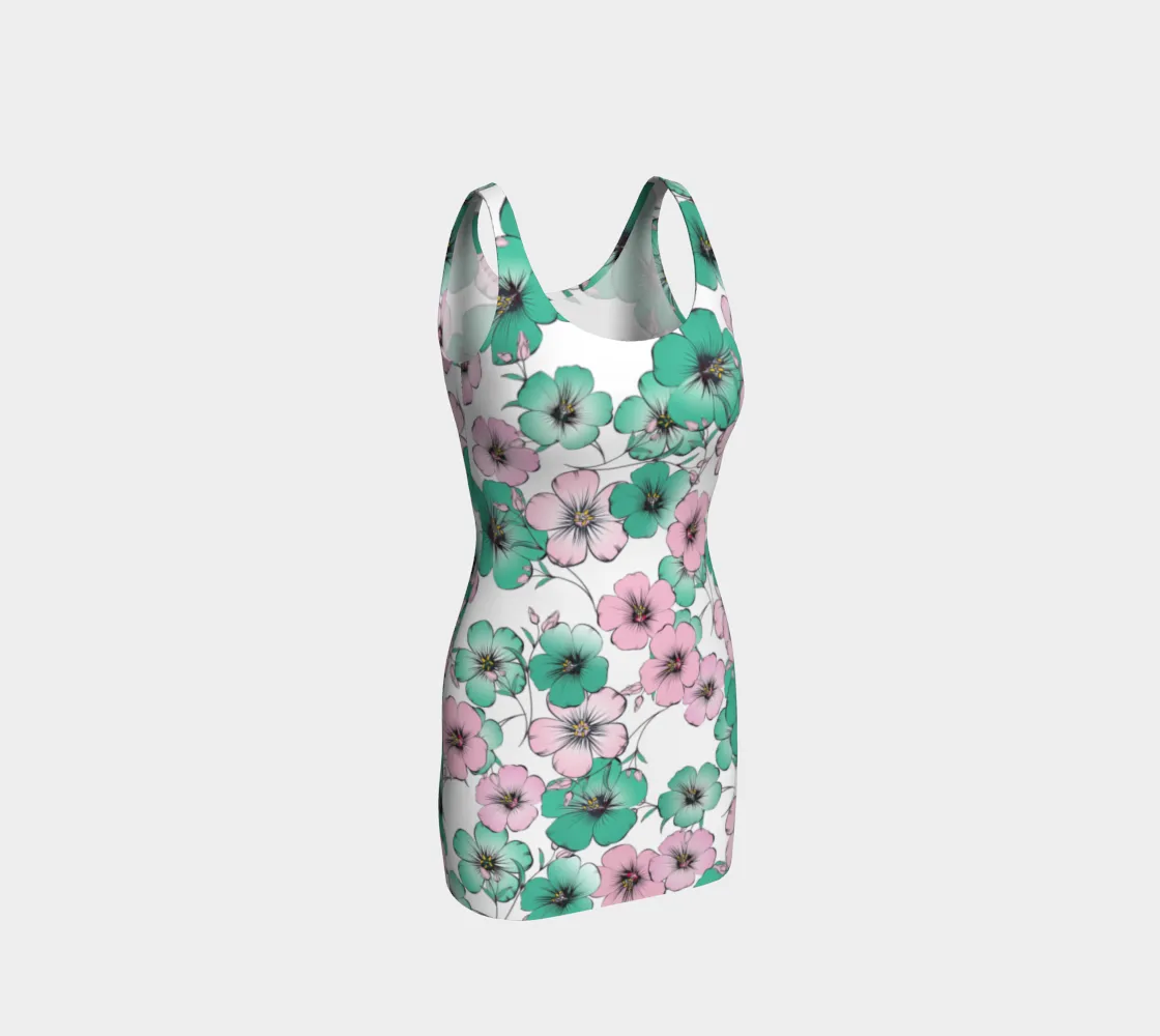 Hibiscus Heaven Bodycon Dress