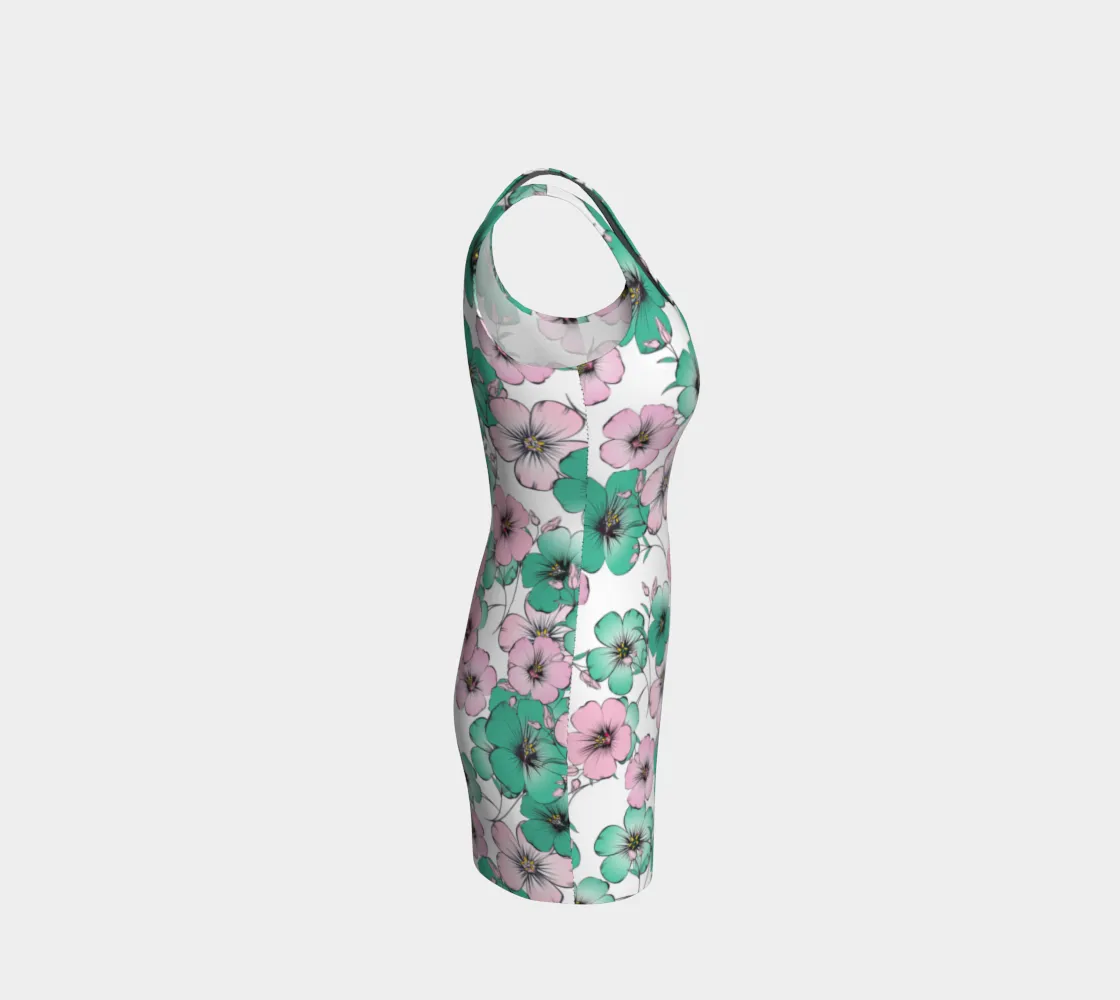 Hibiscus Heaven Bodycon Dress