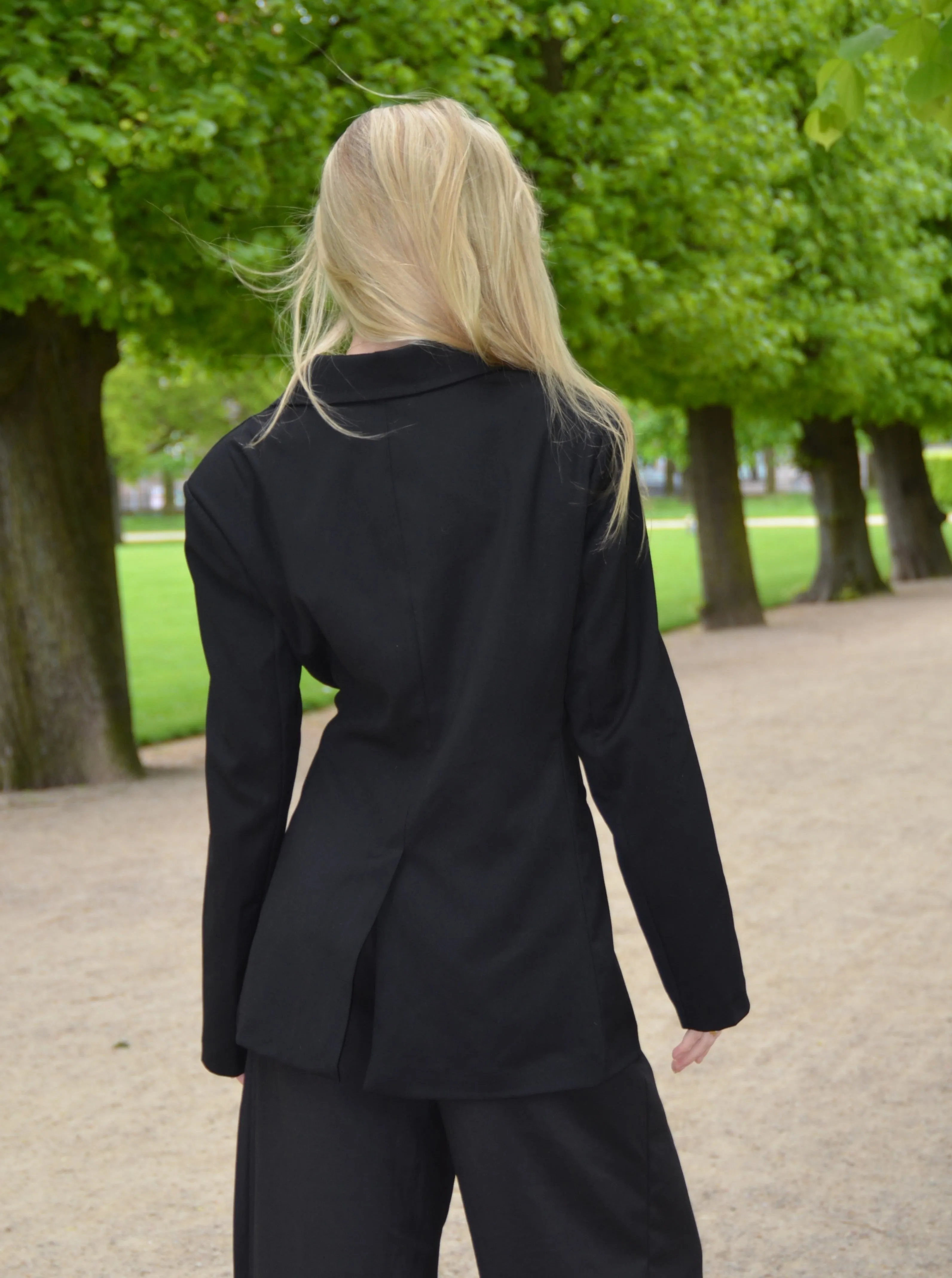 Hulda fitted blazer - Black