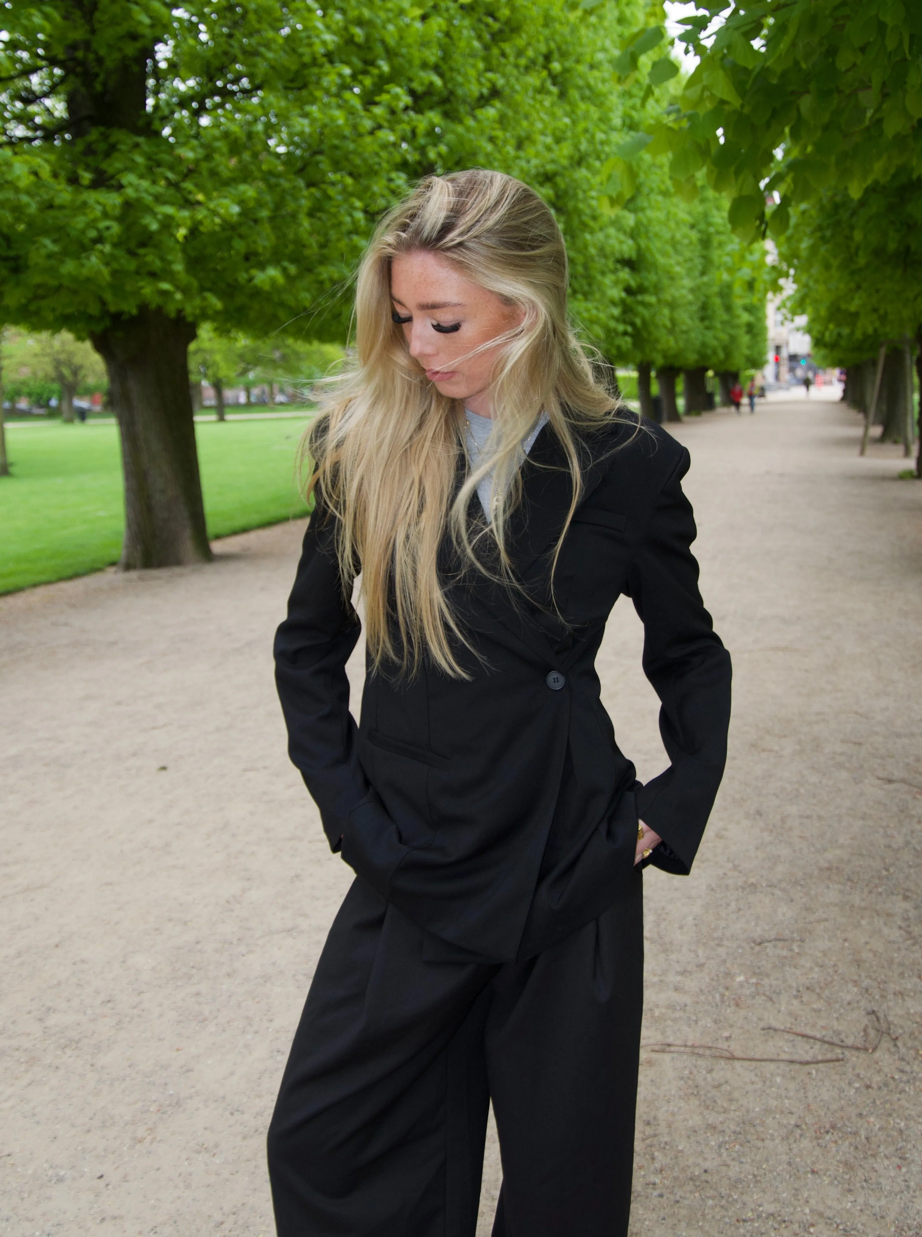 Hulda fitted blazer - Black