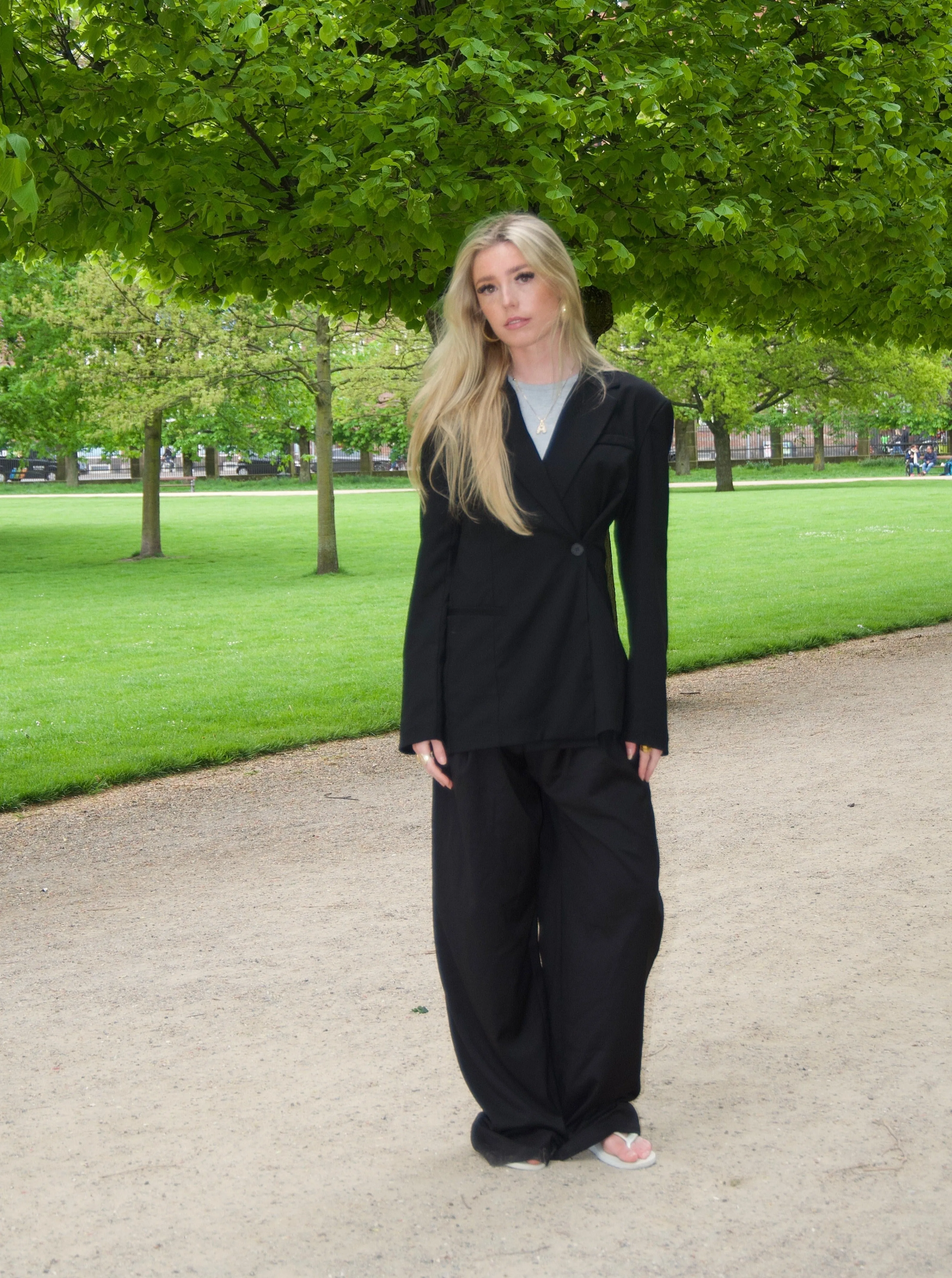 Hulda fitted blazer - Black