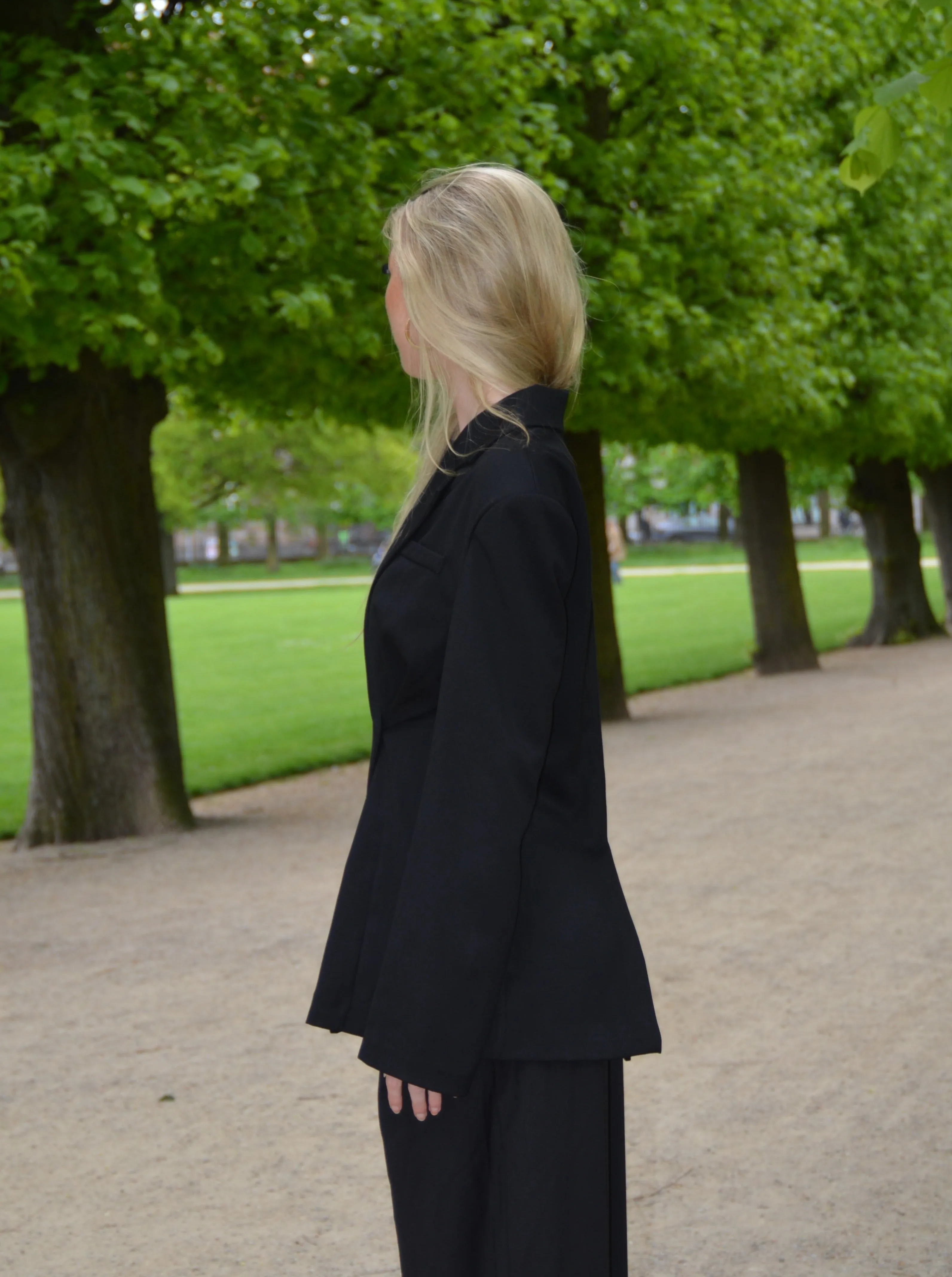 Hulda fitted blazer - Black