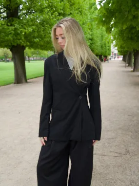 Hulda fitted blazer - Black