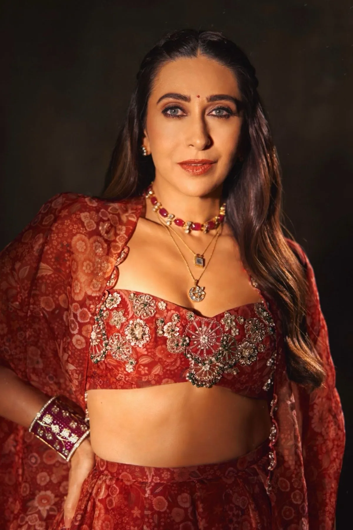 Karishma Kapoor In Ziba Lehenga Set