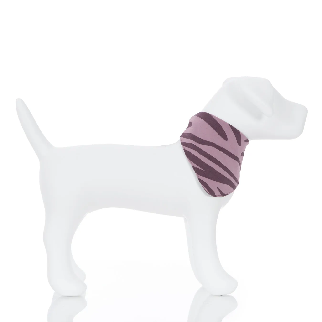 Kickee Pants Print Dog Bandana - Elderberry Zebra Print 1st Delivery