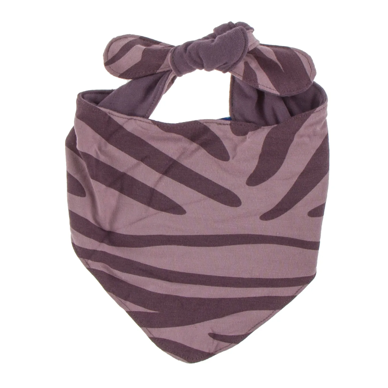 Kickee Pants Print Dog Bandana - Elderberry Zebra Print 1st Delivery
