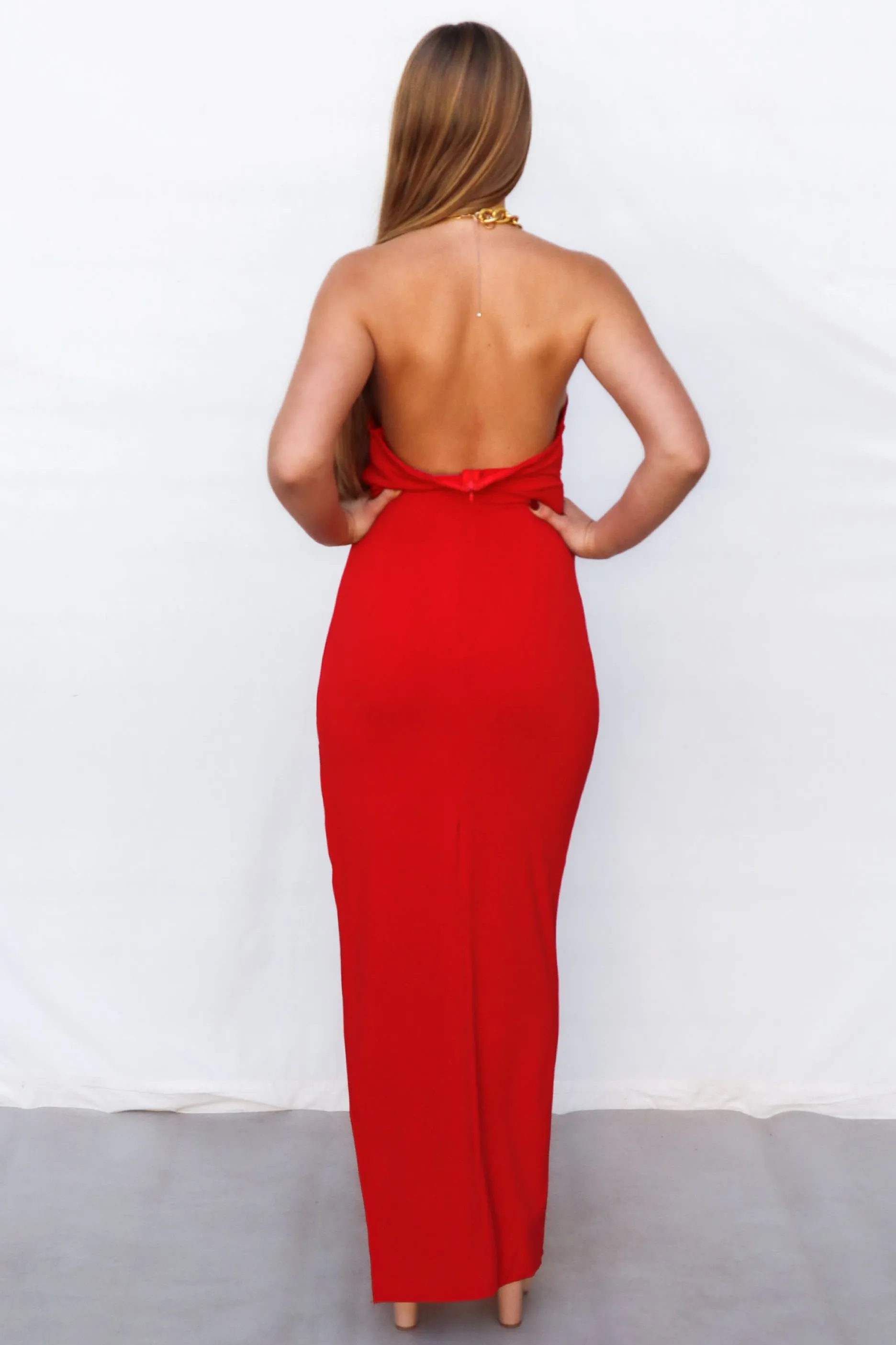 Kimora Maxi Dress - Red