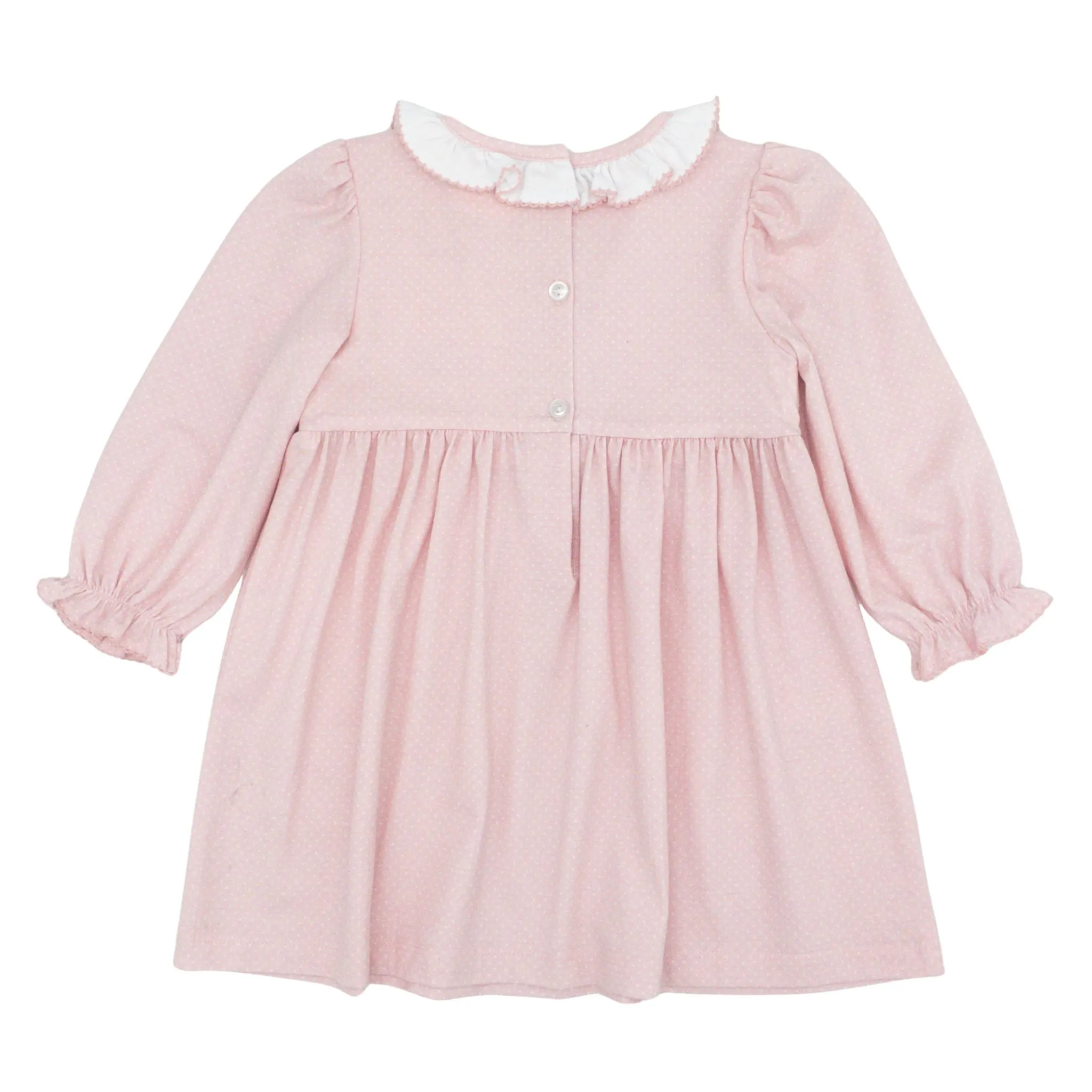 Knit Dress with Candy Cane Smocking - FINAL SALE