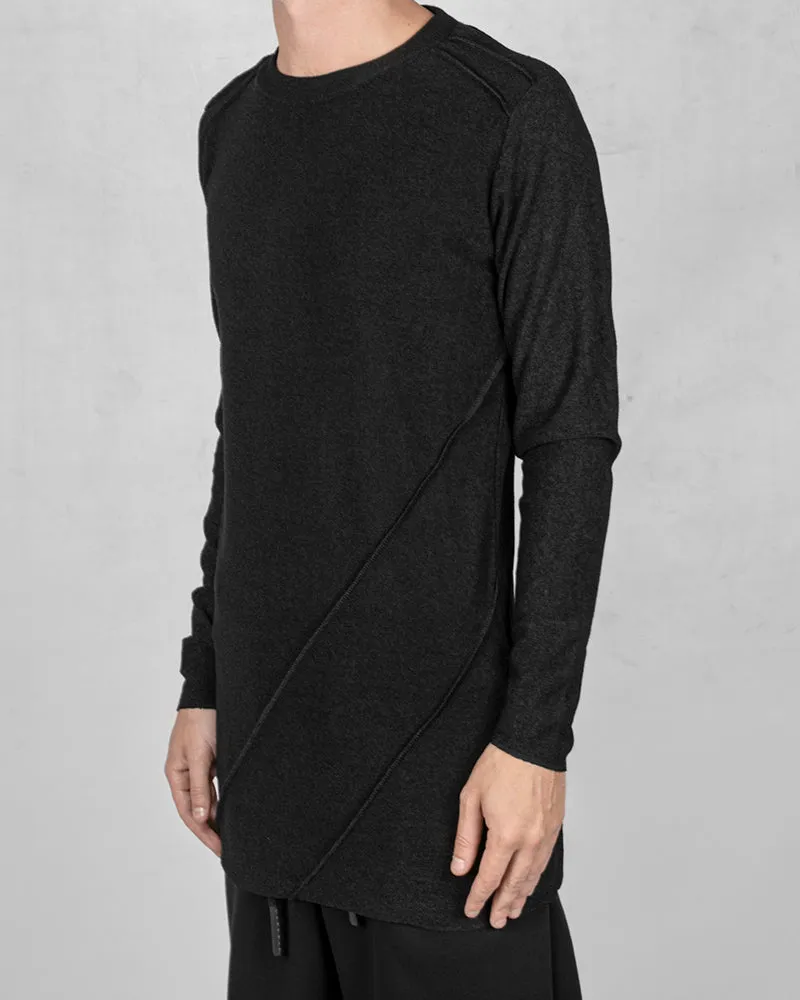 Knit long sleeve sweater