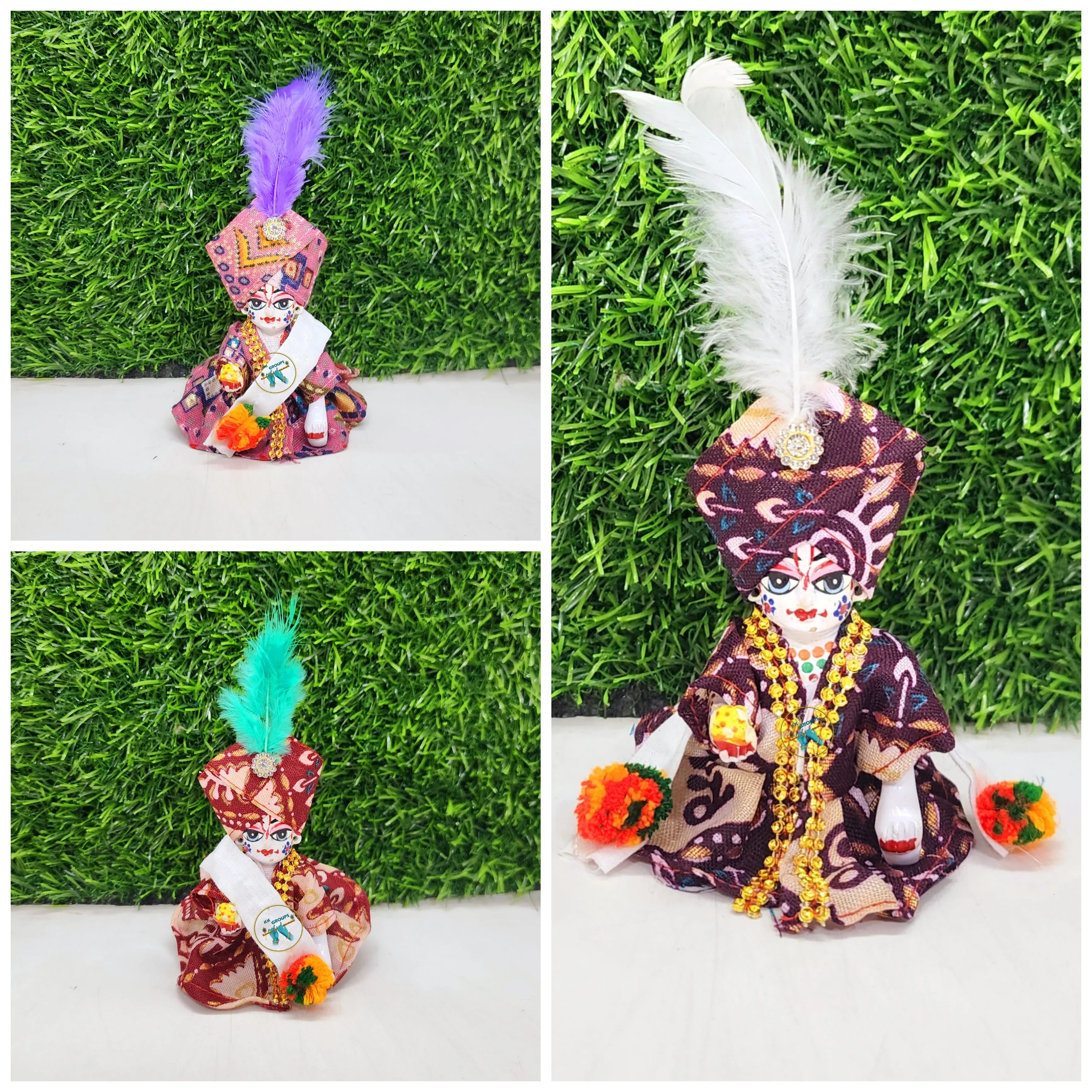 Laddu Gopal Premium Gujarati Dress Pack of 3