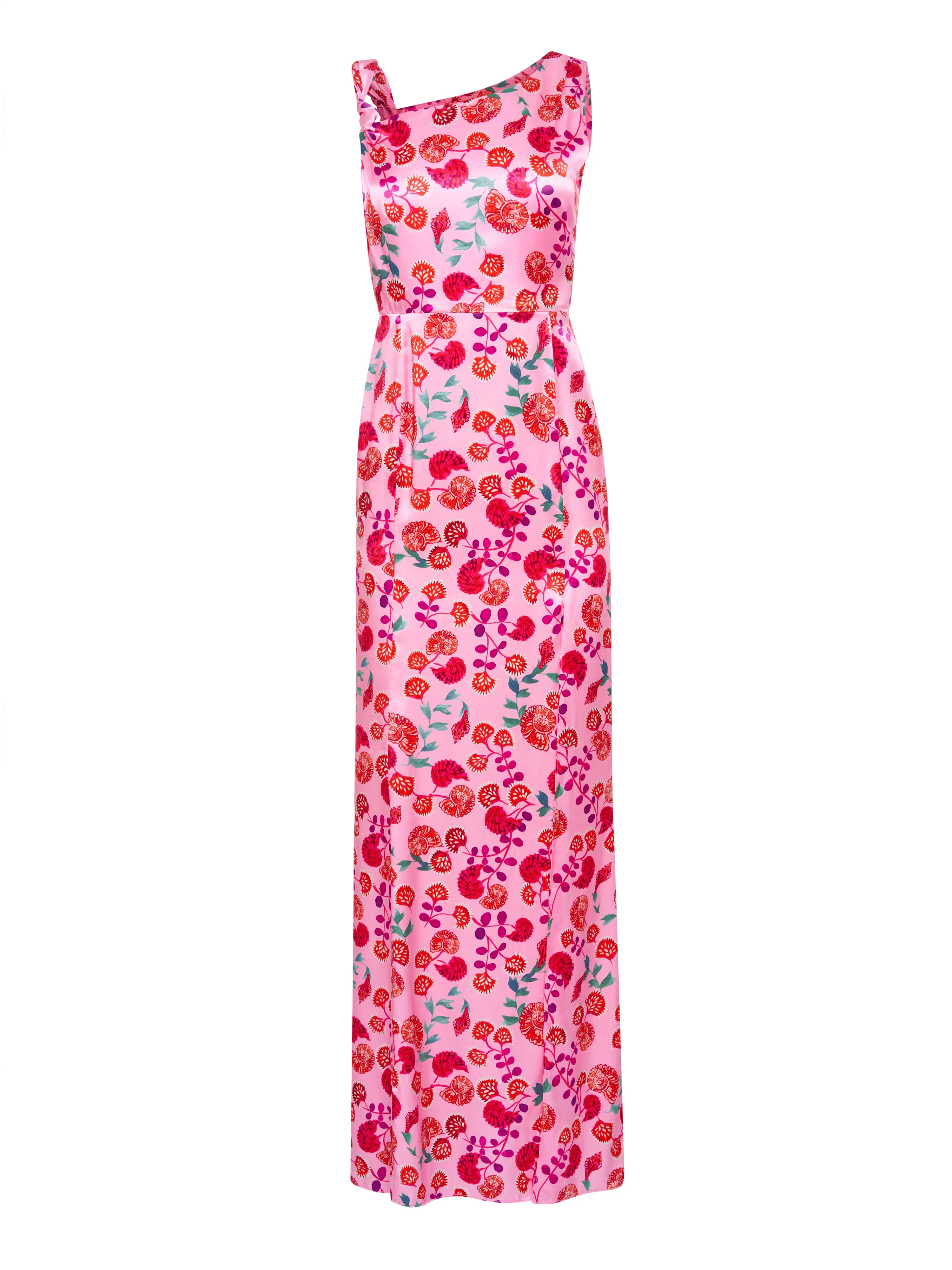 Leona Dress in Ammonite Rose