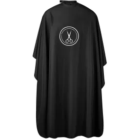 lilexo Barber Cape - Hair Cutting Cape with Snap Closure, 66" x 57” Large Haircut Cape; Salon Cape for Shampoos, Styling; Water Resistant Hairdresser Cape for Professional Hairstylist & Home Use