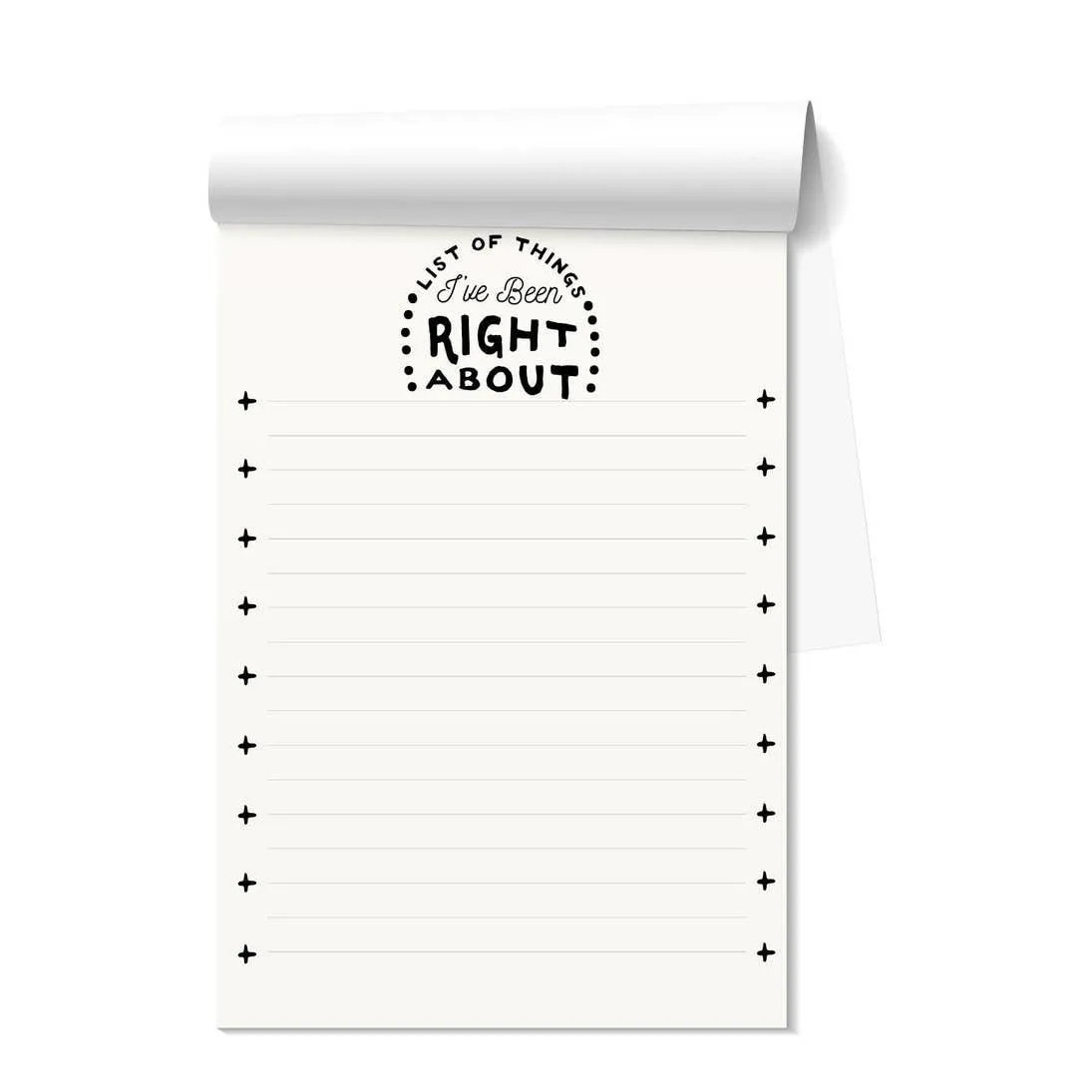 List Of Things I Have Been Right About Notepad