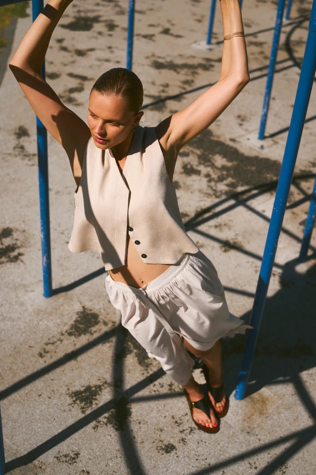 MANOA GILET BEIGE