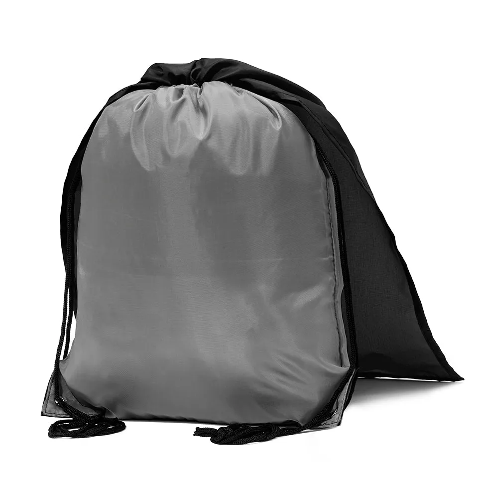 Mato & Hash Polyester Drawstring Cape Bag - 1 Color Print