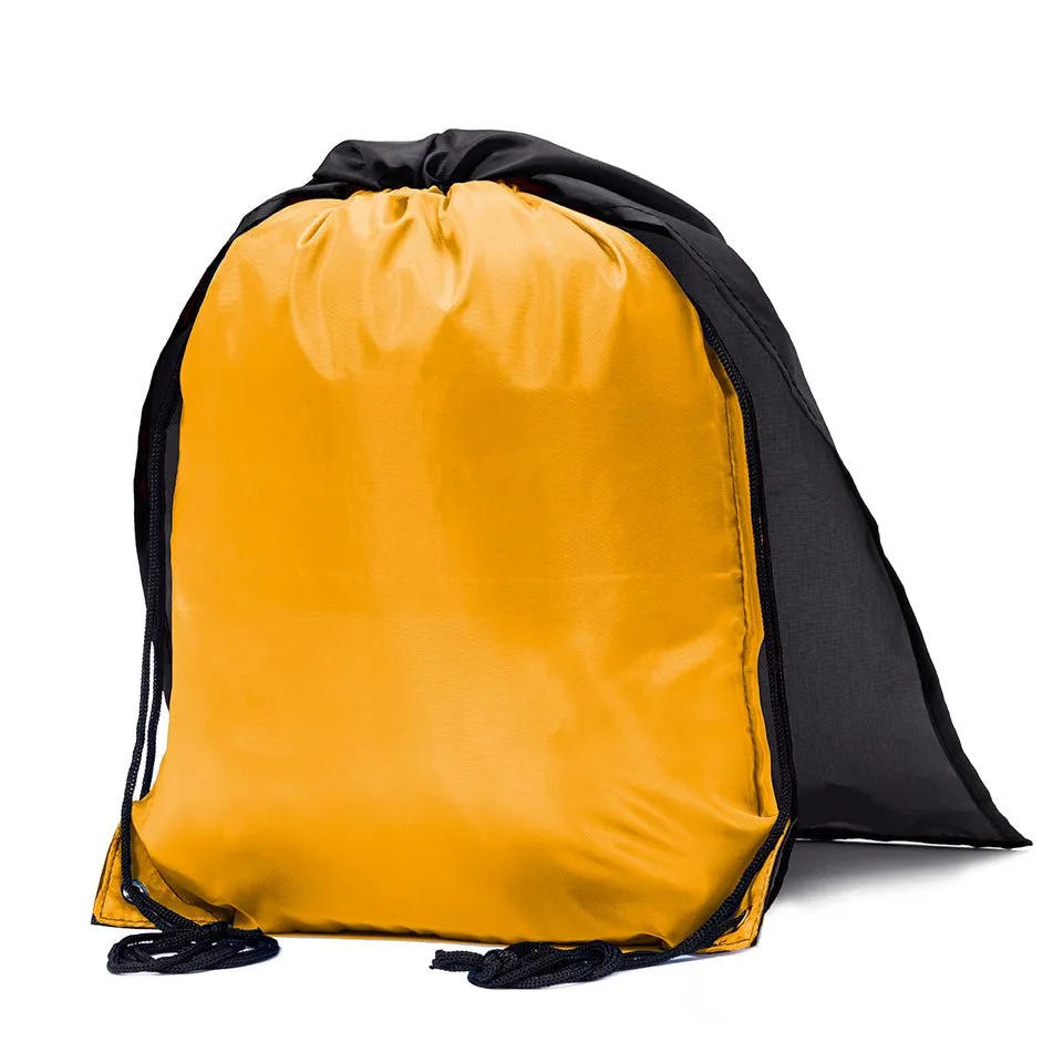 Mato & Hash Polyester Drawstring Cape Bag - 1 Color Print