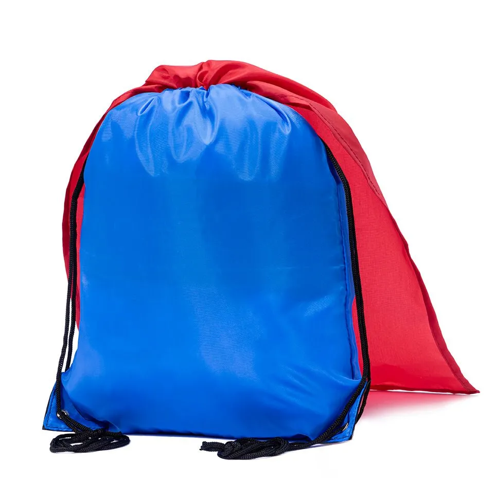 Mato & Hash Polyester Drawstring Cape Bag - 1 Color Print