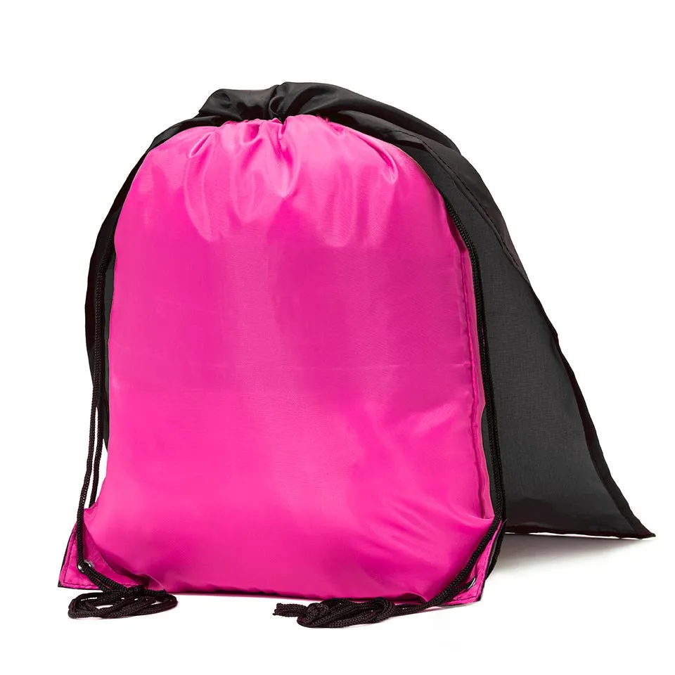 Mato & Hash Polyester Drawstring Cape Bag - 1 Color Print