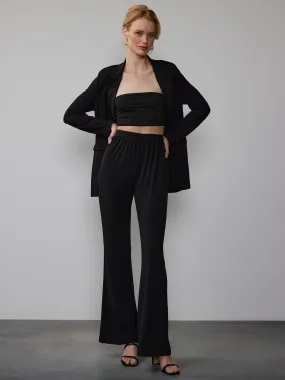 Matte Jersey Flare Pant