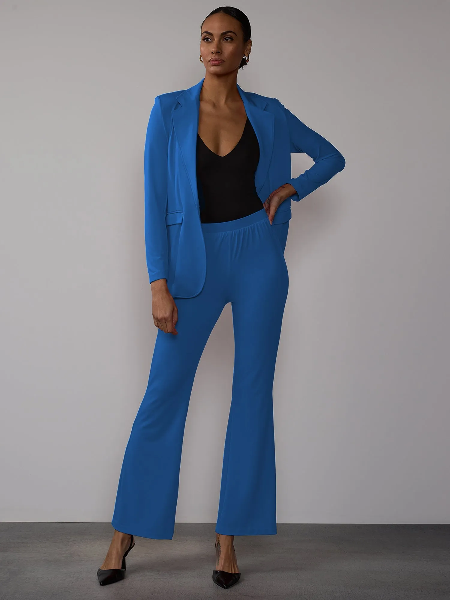Matte Jersey Flare Pant
