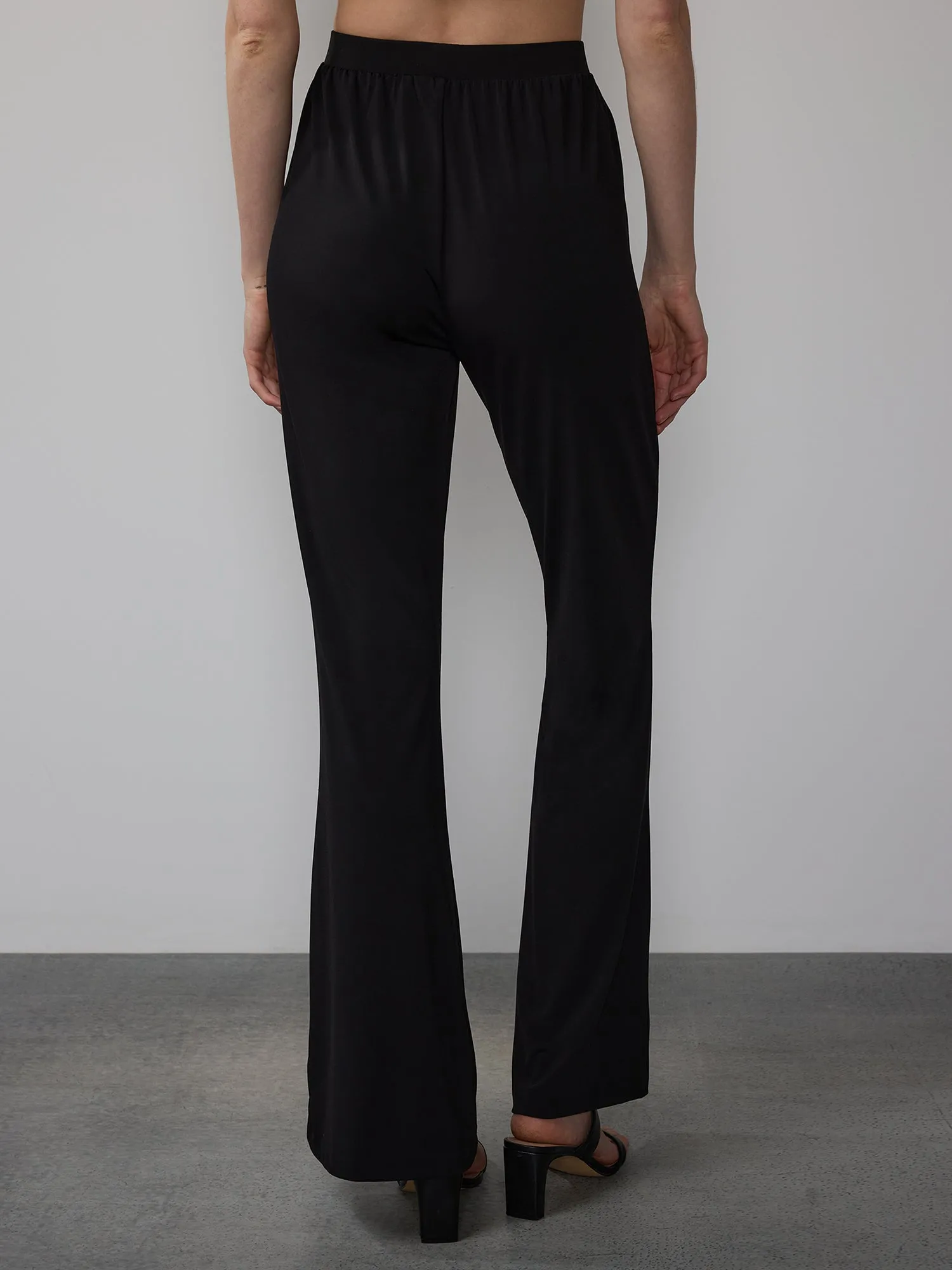 Matte Jersey Flare Pant