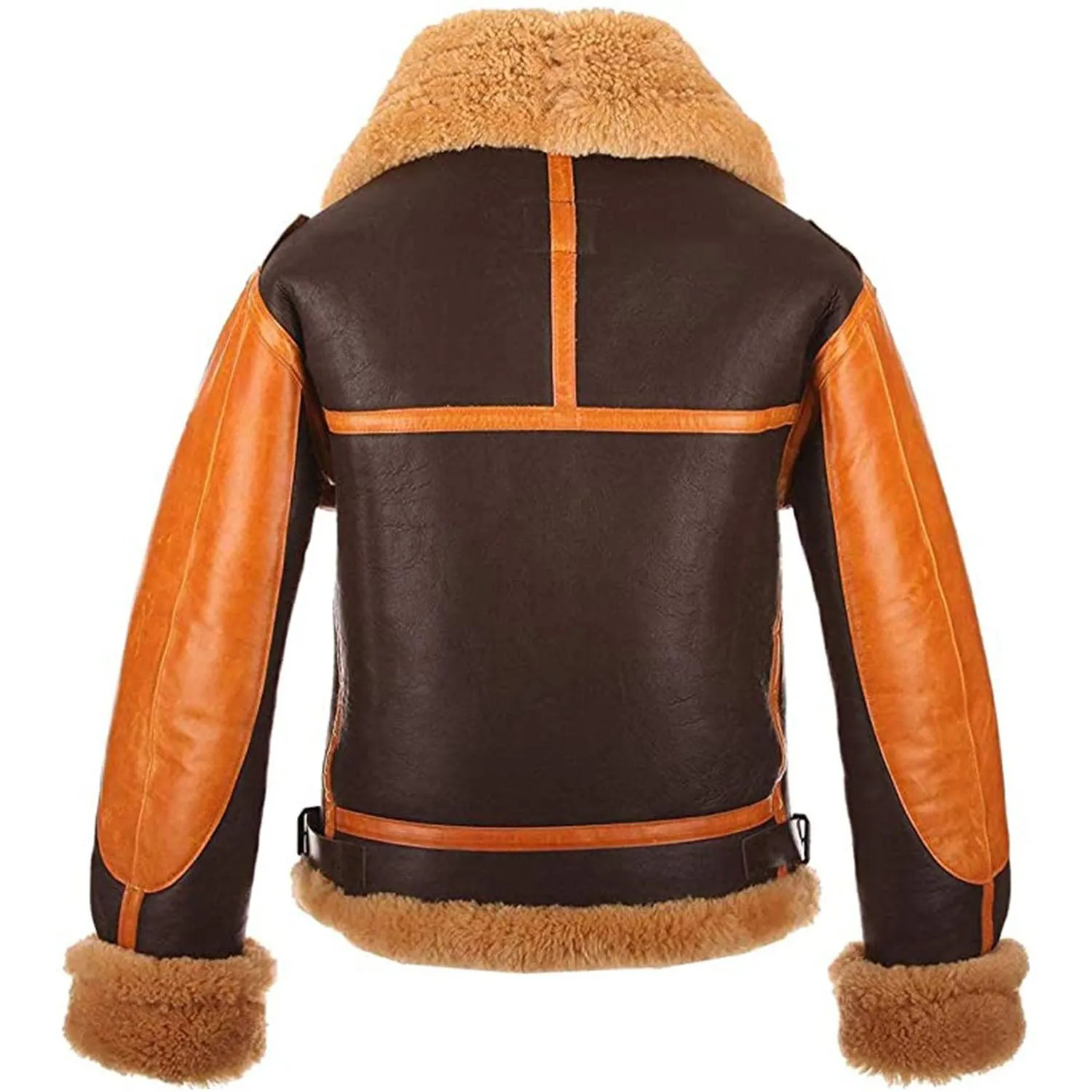 Men's Aviator Sheepskin Leather Jacket