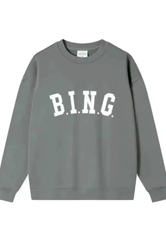 Men's/Women's Printed Alphabet Hoodie – Vintage Loose Hooded Sweatshirt, Spring & Autumn Pullover, Plus Size Top