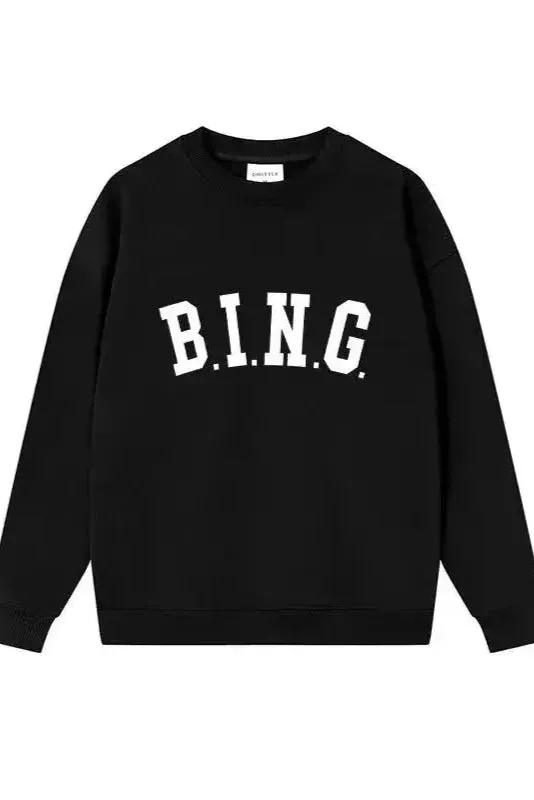 Men's/Women's Printed Alphabet Hoodie – Vintage Loose Hooded Sweatshirt, Spring & Autumn Pullover, Plus Size Top
