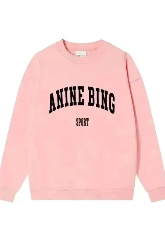 Men's/Women's Printed Alphabet Hoodie – Vintage Loose Hooded Sweatshirt, Spring & Autumn Pullover, Plus Size Top