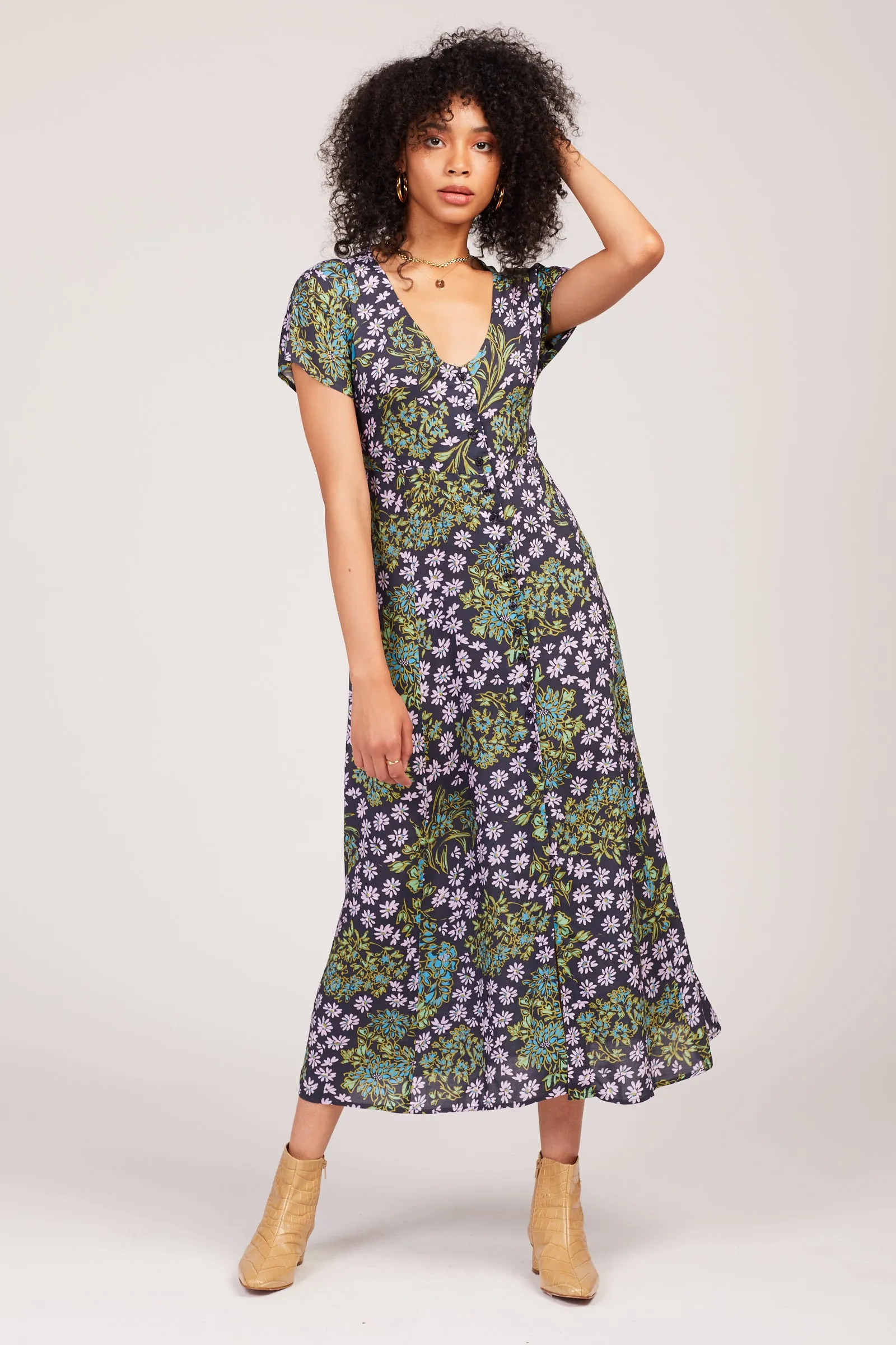 Midnight Gardenia Prudence Dress