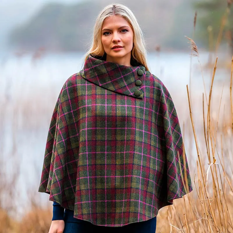 Mucros Weavers Tweed Poncho