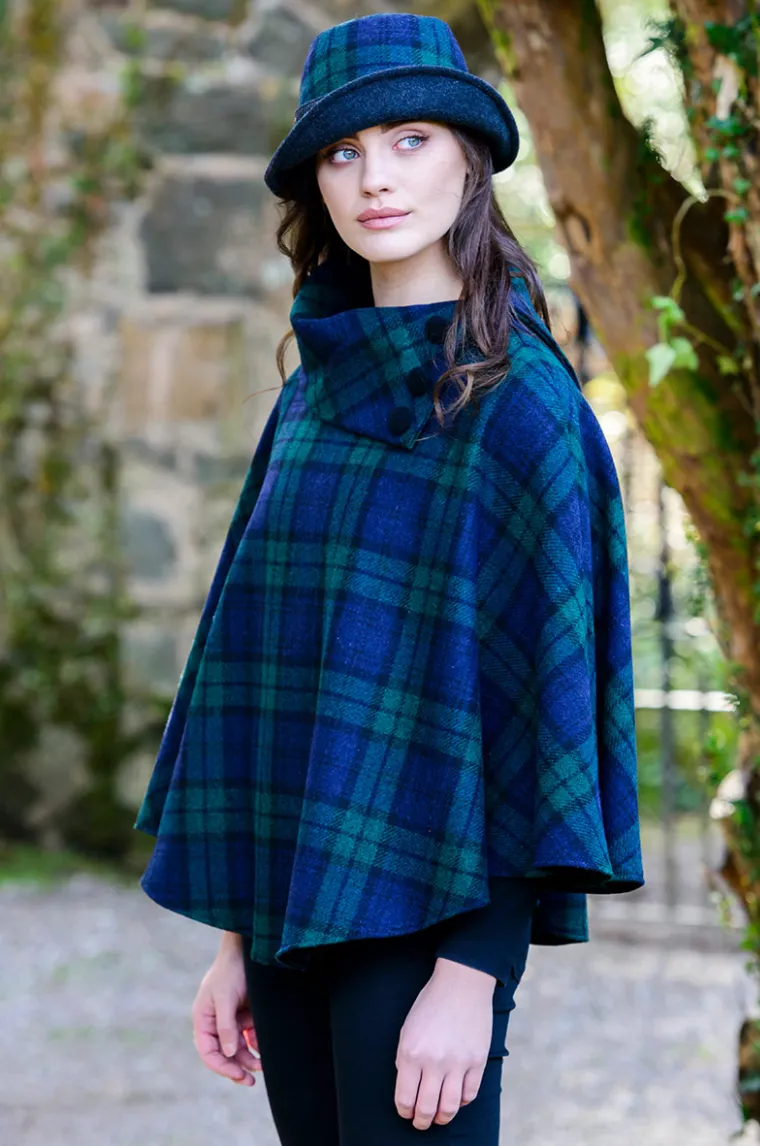 Mucros Weavers Tweed Poncho