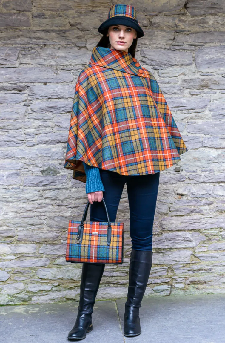 Mucros Weavers Tweed Poncho