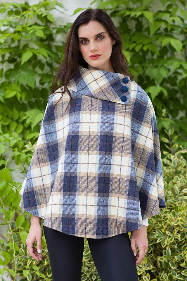 Mucros Weavers Tweed Poncho