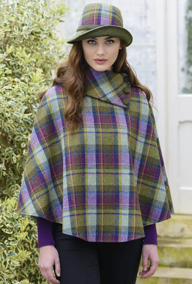 Mucros Weavers Tweed Poncho