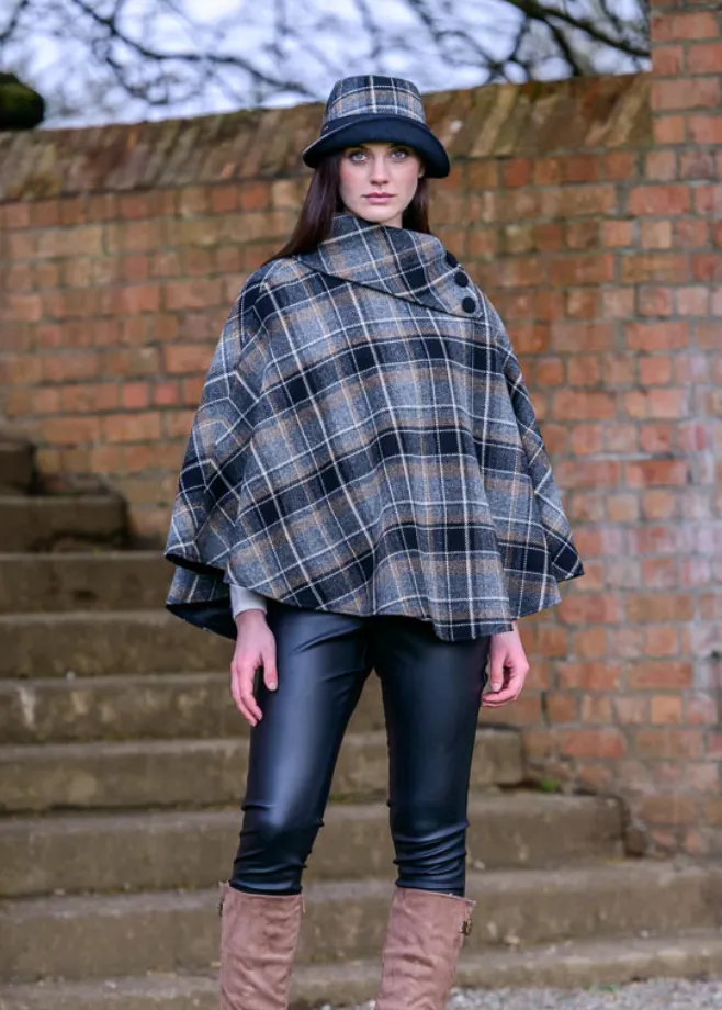 Mucros Weavers Tweed Poncho