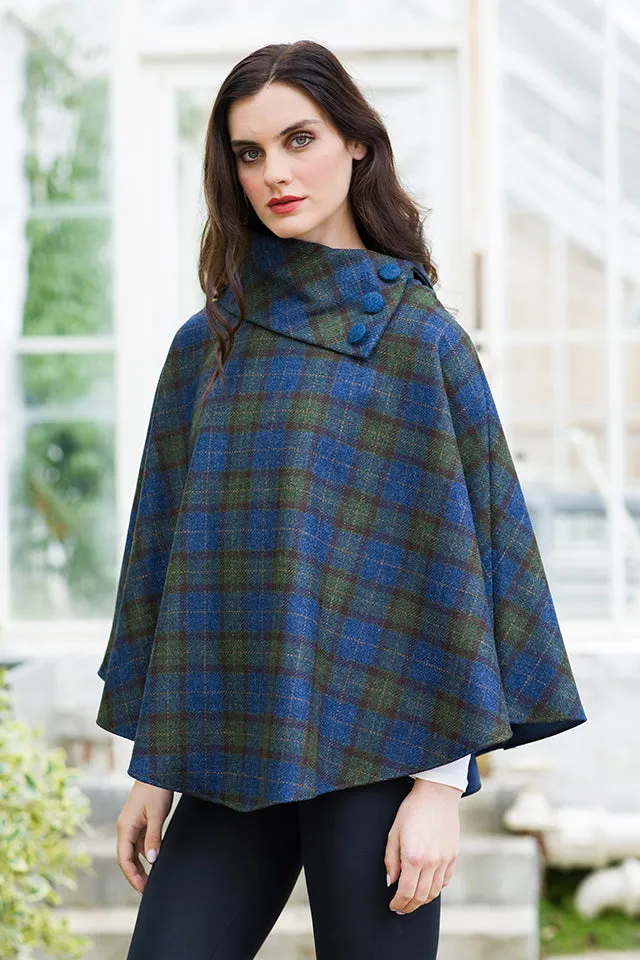 Mucros Weavers Tweed Poncho