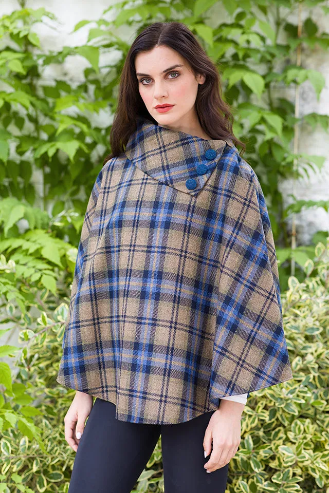 Mucros Weavers Tweed Poncho