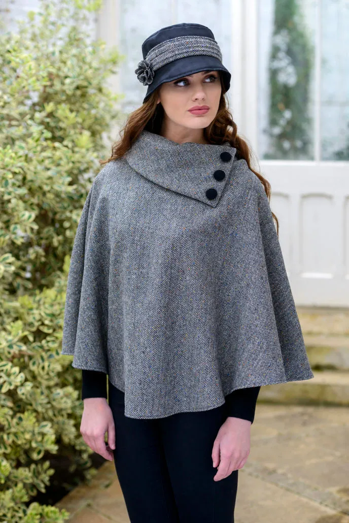 Mucros Weavers Tweed Poncho