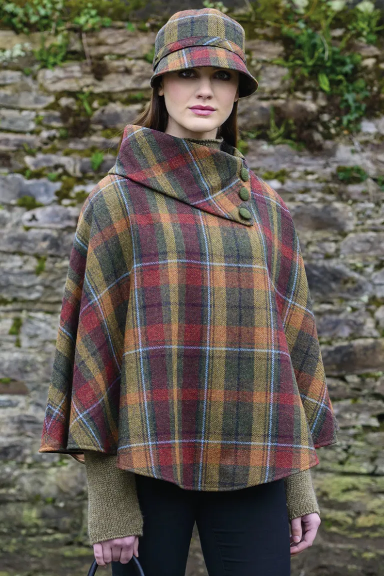 Mucros Weavers Tweed Poncho