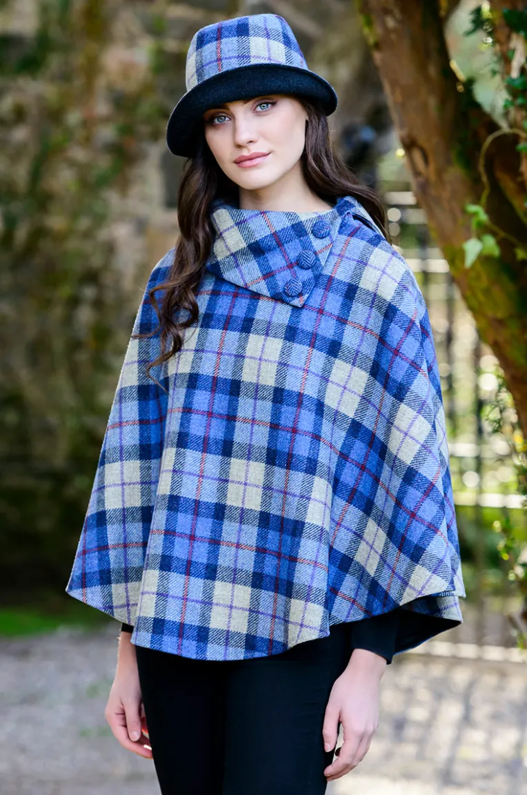 Mucros Weavers Tweed Poncho